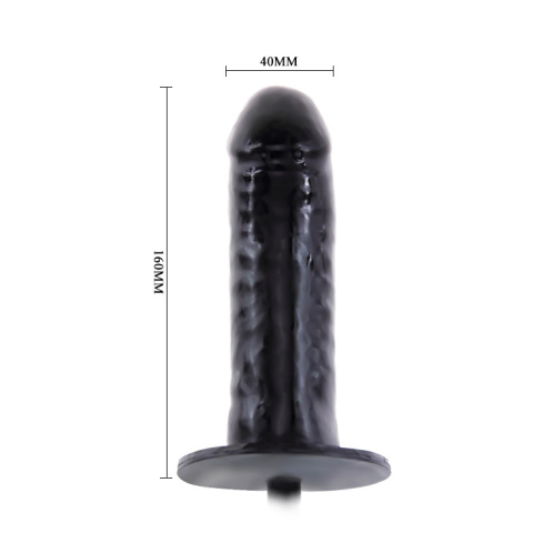 Dildo anatomiczne, pompowane, bez wibracji, lateks, Bigger Joy, Baile