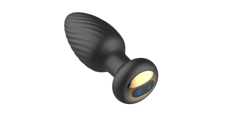 Korek analny (zatyczka, plug), wibracje, rotacje, silikon, USB, Bys of Toys