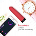 Mini masażer Awaken, serowany smartfonem, silikon, USB, Magic Motion