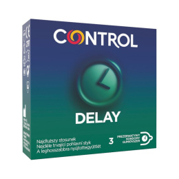 Prezerwatywy opóźniające wytrysk (przedłużające stosunek), Control Delay 3 szt.