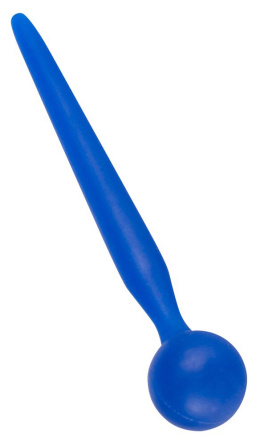 Dilator silikonowy, Penis Plug, krótki, giętki, bez odpływu (zatrzymuje mocz i spermę)