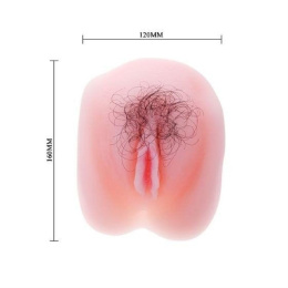 Masturbator Anthea, realistyczna, owłosiona wagina i anus, z wibracjami.