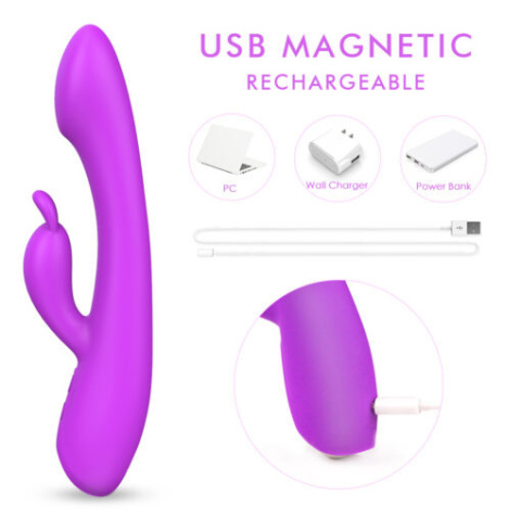 Wibrator Anas S-Hande, wielofunkcyjny, królik, premium