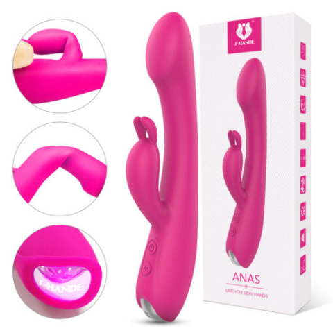 Wibrator Anas S-Hande, wielofunkcyjny, królik, premium