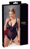 Body otwarte w kroku, Cottelli Curves, czarne