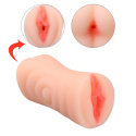 Masturbator dwustronny, wagina i anus, cyberskóra, 490 g