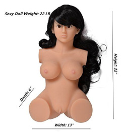 Masturbator, lalka, replika kobiecego ciała, wagina, anus, cyberskóra, Monika, 10 kg