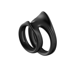 Pierścień podwójny na penisa i jądra, Capen, silikon, bez wibracji