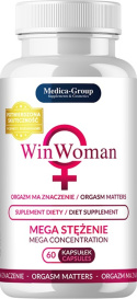 Suplement diety dla kobiet, Win Woman, wzmacnia libido, ułatwia orgazm, 60 kapsułek po 425 mg