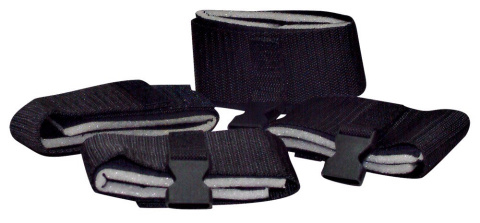 Wiązania pod materac, zestaw, kajdanki na rzepy, rozmiar uniwersalny