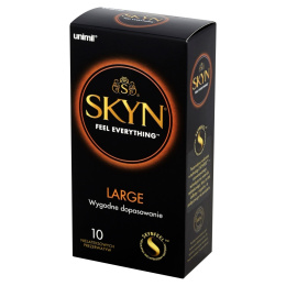 Prezerwatywy bez lateksu, SKYN Large, większy rozmiar (56 mm), 10 szt. w pudełku