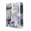 Strap-on podwójny, wibrujący, Ultra Passionate Harness Dual Baile, do zakładania przez kobietę, TPR