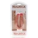 Dildo podwójne RealRock 5", zagięte, PVC