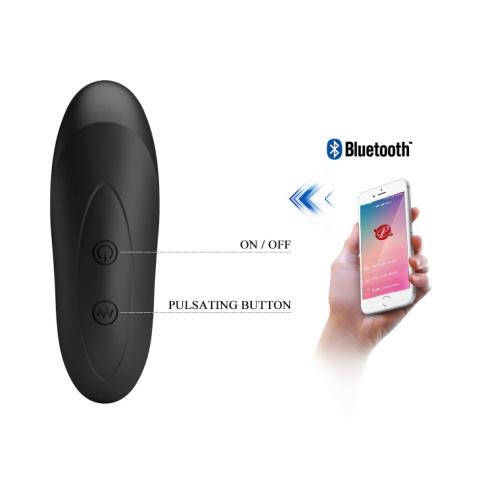 Masażer prostaty z pulsacjami, sterowany aplikacją, Archenemy