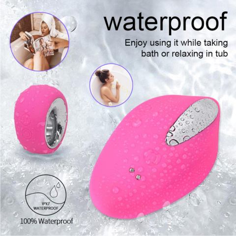 Masażer łechtaczki wkładany do bielizny, pilot bezprzewodowy, Foxshow, masażer spacerowy, USB, silikon med.