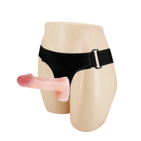 Strap-on zakładany przez kobietę, Jessica, bez wibracji, z dwoma dildami z cyberskóry, TPR