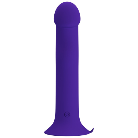 Dildo silikonowe na przyssawce, Murray, z wibracjami i pulsującą membraną, USB, Pretty Love