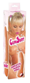 Dildo z wytryskiem, sprężyste, zasysające płyn, CumShot, PVC, You2toys