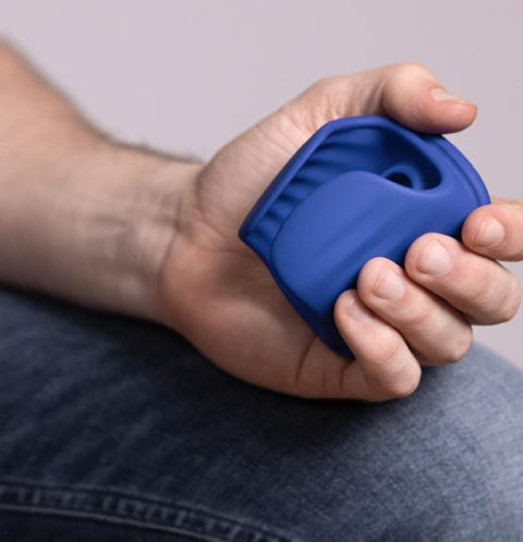 Masturbator, masażer penisa, stroker, z wibracją, premium, silikon, USB