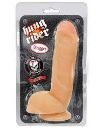 Masywne dildo z wytryskiem, bez wibracji, PVC, Rex Blush
