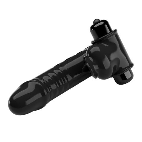 Nakładka na palec, z wibracjami w dwóch punktach, Corbin, stymulacja punktu G i łechtaczki, bateria, TPR, Pretty Love