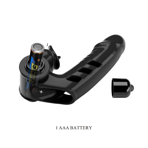 Nakładka na palec, z wibracjami w dwóch punktach, Corbin, stymulacja punktu G i łechtaczki, bateria, TPR, Pretty Love