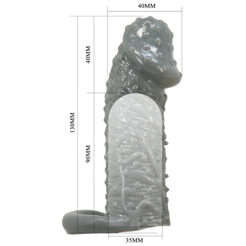 Nakładka na penisa, Fogg, pogrubia, wydłuża penisa, stymuluje partnerkę, TPR