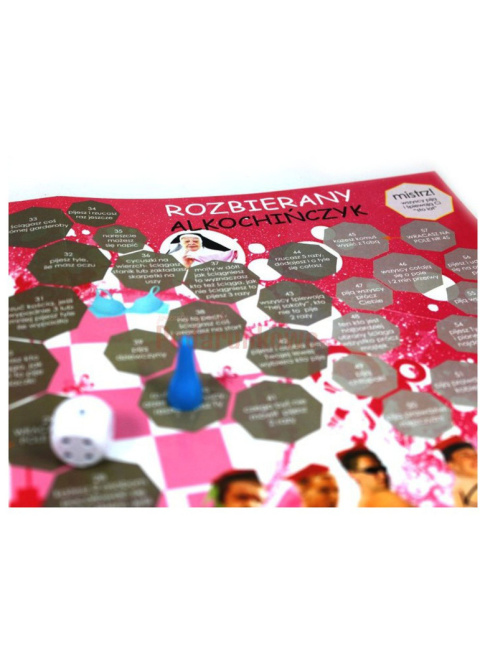 Alkochińczyk -gra towarzyska w dwóch wariantach: rozbierana i alkoholowa, 2w1