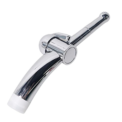 Końcówka do prysznica, Mizzzee, do lewatywy lub irygacji, regulowana siła przepływu wody, fi 1 cm, długość 15 cm.