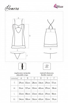 Koszulka Hemera czerwono-czarna z czerwonymi stringami, LivcoCorsetti