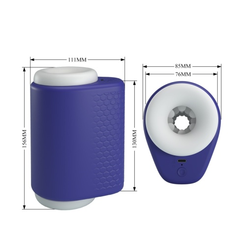 Masturbator, masażer penisa DJ Lady, wibracje i zasysanie, USB