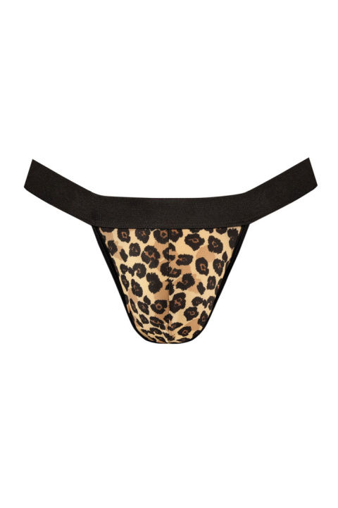 Stringi męskie Magic Jock Strap, wzór - panterka, Anais