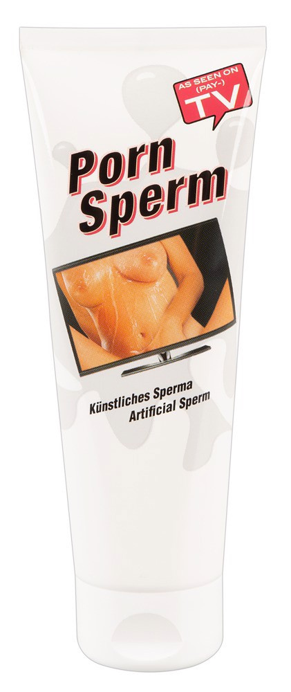 Sztuczna sperma, lubrykant wodny o mlecznym kolorze, Porn Sperm, 125 ml
