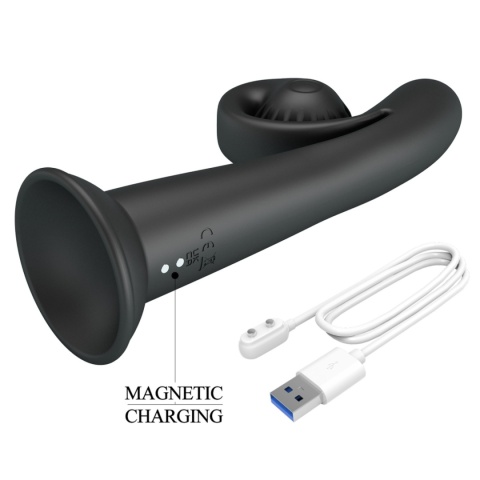 Wibrator Selma, dildo na przyssawce, stymulacja łechtaczki ,inteligentne ramię łechtaczkowe o zmiennej długości, silikon, USB