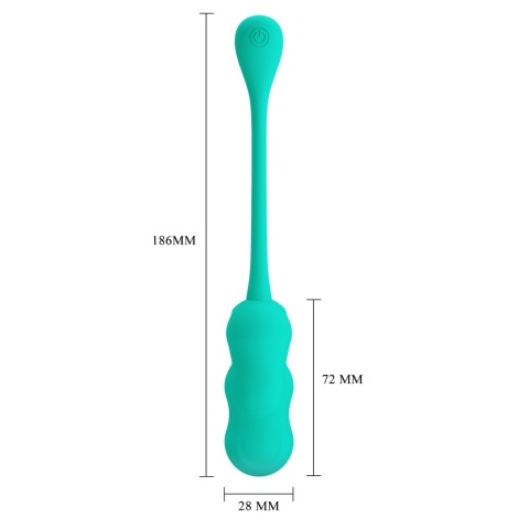 Wibrujące jajko Pretty Love Leshy z bezprzewodowym pilotem silikonowe