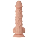 Dildo na przyssawce, Burag 9,4", bez wibracji, TPE, duże