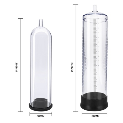 Mała pompka do penisa PowerPump Max 0,2 z uchwytem, ręczna