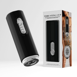 Masturbator posuwisto-zwrotny, masażer penisa z wibracjami, Thrusting Cup