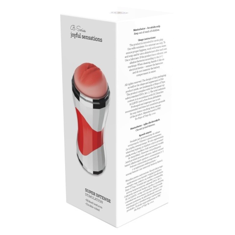 Masturbator w puszcze dwustronny (usta, wagina) bez wibracji, Joyful Sensation