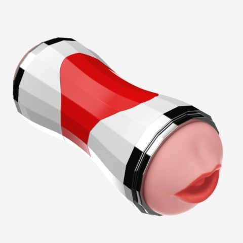 Masturbator w puszcze dwustronny (usta, wagina) bez wibracji, Joyful Sensation