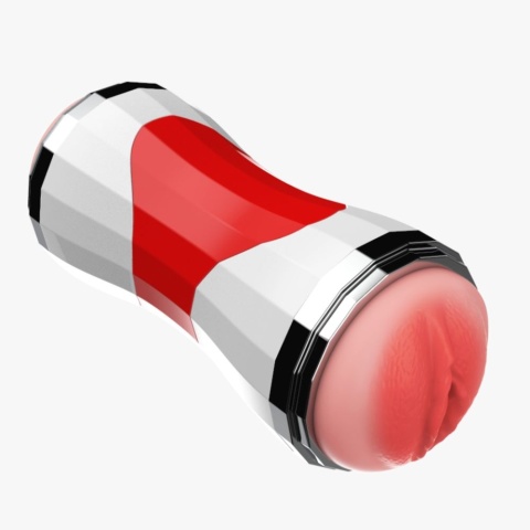 Masturbator w puszcze dwustronny (usta, wagina) bez wibracji, Joyful Sensation