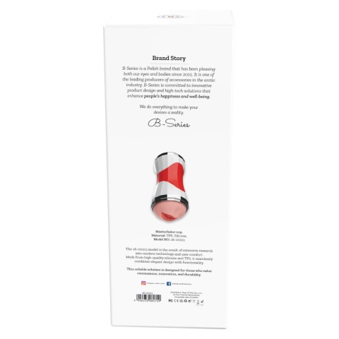 Masturbator w puszcze dwustronny (usta, wagina) bez wibracji, Joyful Sensation