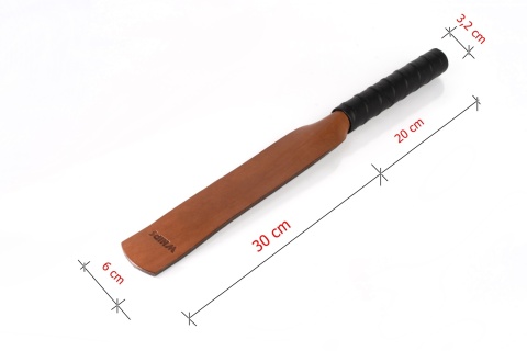 Packa premium, do klapsów, skóra naturalna, gruba, Whips