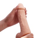 Dildo na przyssawce, Johnson 9.2, z dużą główką, TPE, bez wibracji