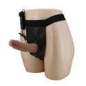 Strap-on, proteza penisa, pełny penis na uprzęży, Harness Briefs Draven, do zakładania przez mężczyznę, wibracje,