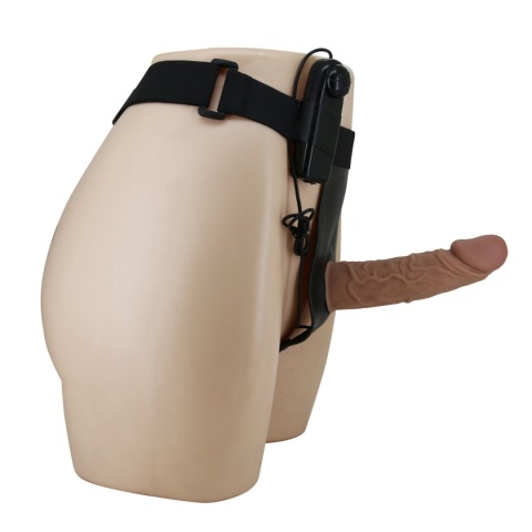 Strap-on, proteza penisa, pełny penis na uprzęży, Harness Briefs Draven, do zakładania przez mężczyznę, wibracje,