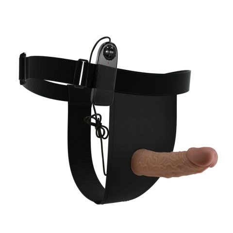 Strap-on, proteza penisa, pełny penis na uprzęży, Harness Briefs Draven, do zakładania przez mężczyznę, wibracje,