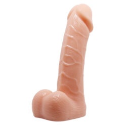 Strap-on, wersja zakładana przez kobietę, dildo z jądrami, bez wibracji, PVC, Baile2