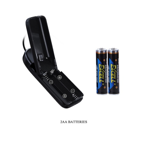 Strap-on z pełnym dildem i jądrami, wibracje, pilot na kablu, TPR, Ultra Passionate 10,2, Baile