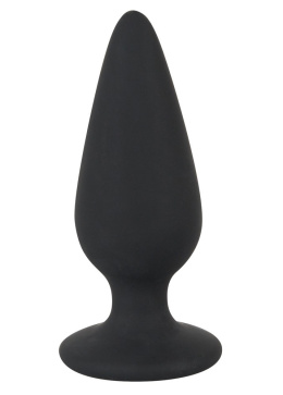 Korek analny na podstawce, rozmiar S, (zatyczka analna, plug) Black Velvet, silikon, rozmiar S